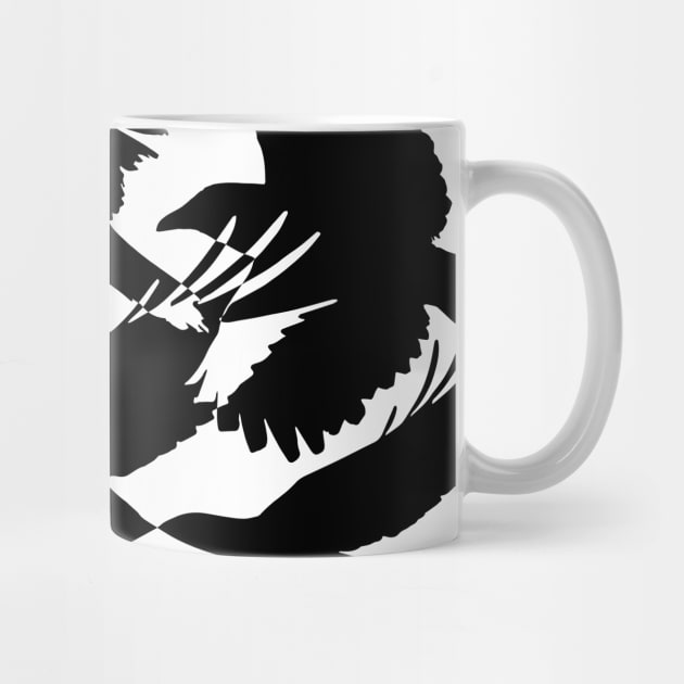 Silhouette of Crows Flying by LucentJourneys